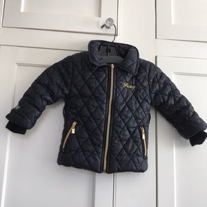 Black Pastry kids puffer jacket